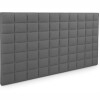Respaldo Cabecera 244 cm HE 2651 Tela Gris