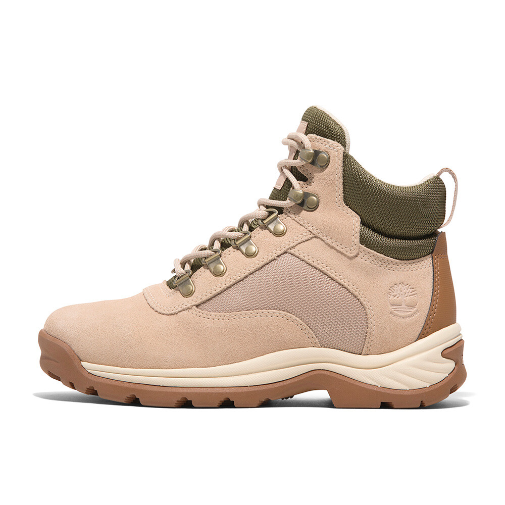 Botas White Ledge Mid Waterproof Mujer Light Beige Suede