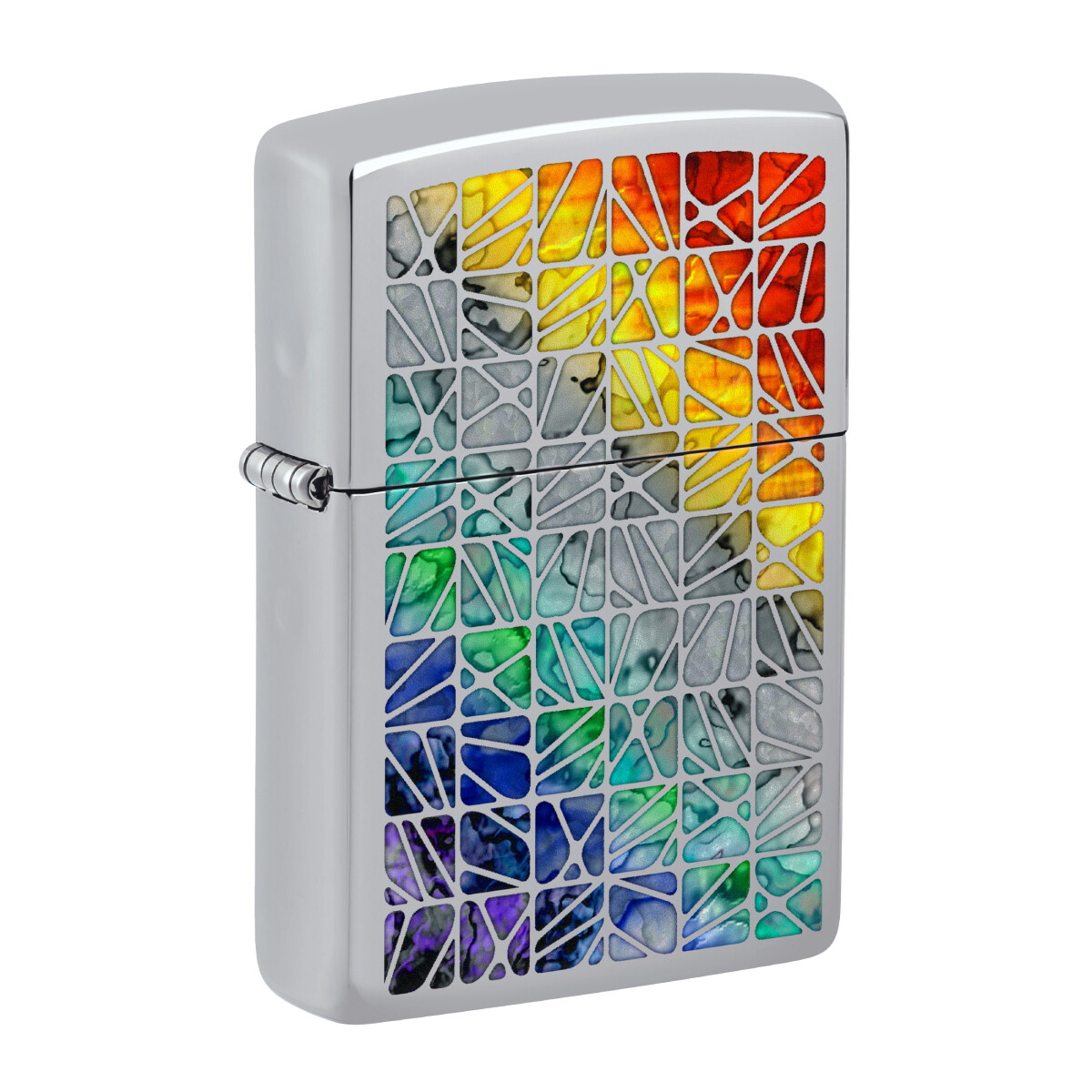 Encendedor Zippo Plata C/diseño 