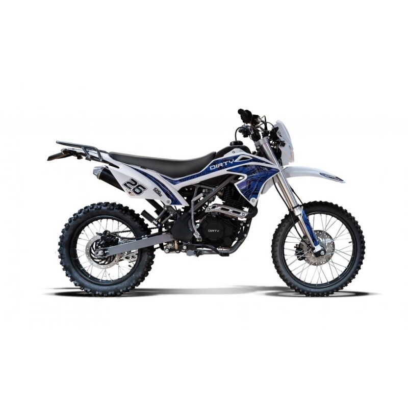 Moto Dirty Q26 125cc Azul