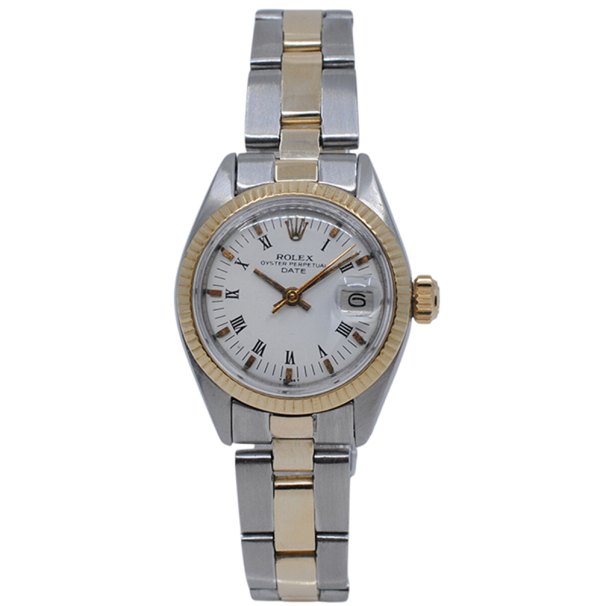 Rolex date dama 6916 acero y oro 26 mm año 1980 