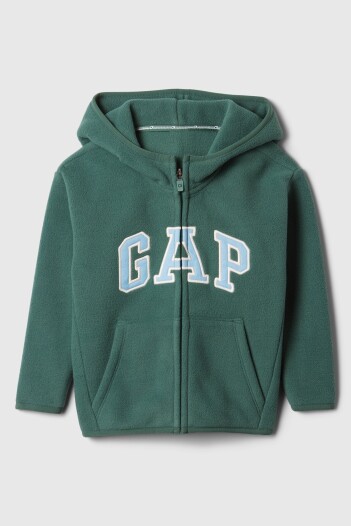 Canguro Polar Con Cierre Logo Gap Toddler Niño Moores Green