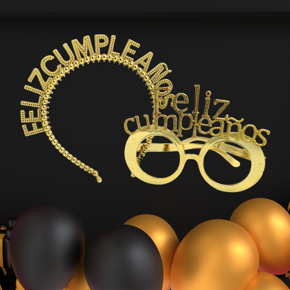 Set Cumpleañero - Dorado 