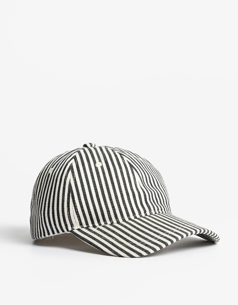 Caps Gorra Canvas Rayada - Combinacion Bicolor
