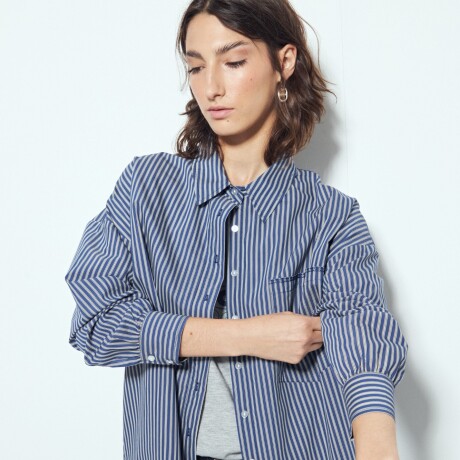 CAMISA CASTILANA Azul Marino