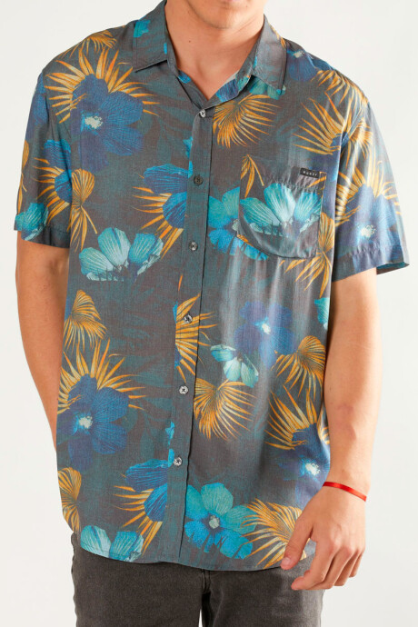 CAMISA RAUW TEEN RUSTY Gris Oscuro