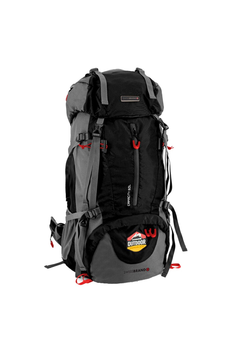 MOCHILA CAMPING SWISS OLYMPIC NEGRO MOCHILA CAMPING SWISS OLYMPIC NEGRO