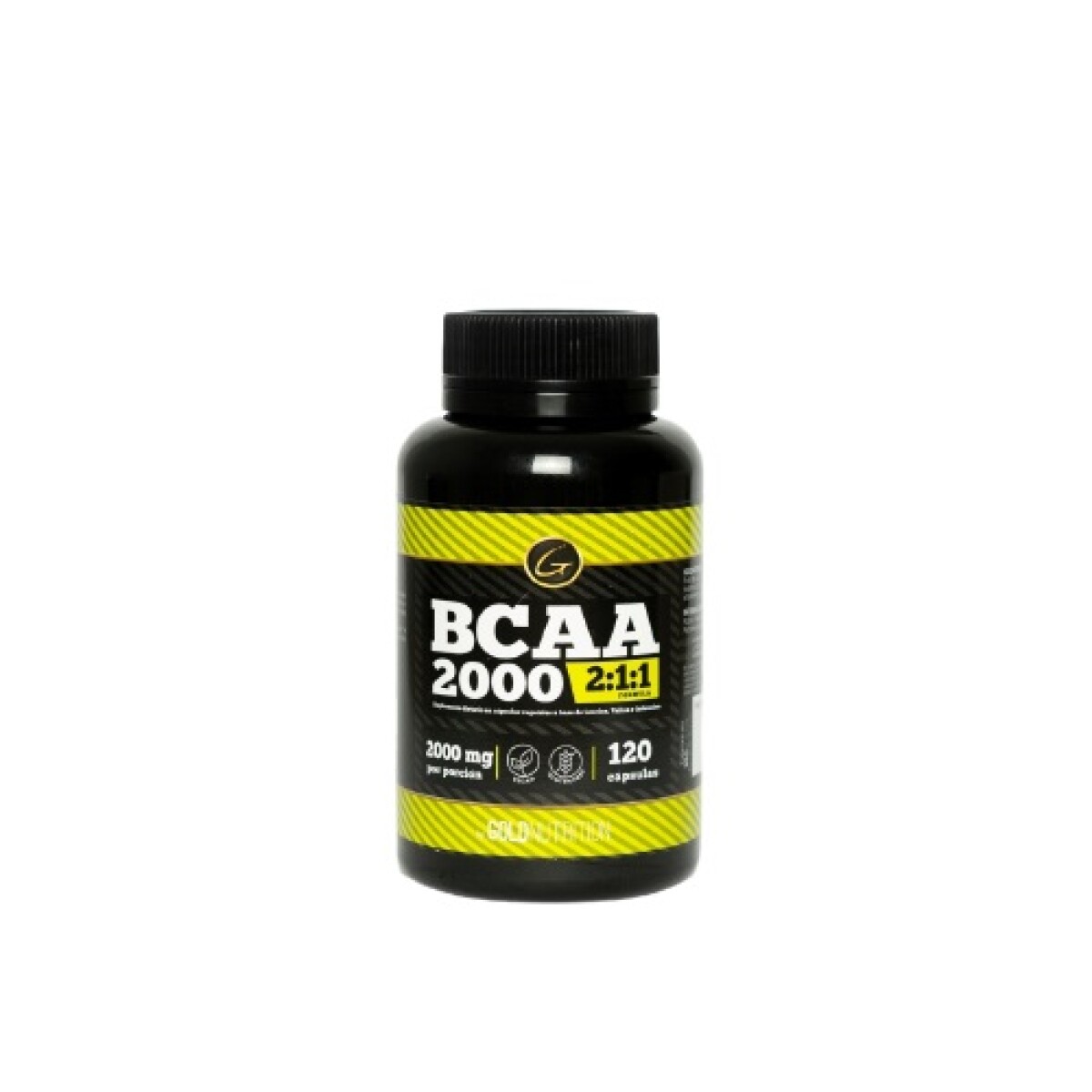Bcaa 2000 Gold Nutrition 120 Caps. 
