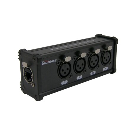 Adaptador Soundking Cxa028 Dmx Audio Rj45 A 4 Xlr 3 Pines Hembra Adaptador Soundking Cxa028 Dmx Audio Rj45 A 4 Xlr 3 Pines Hembra