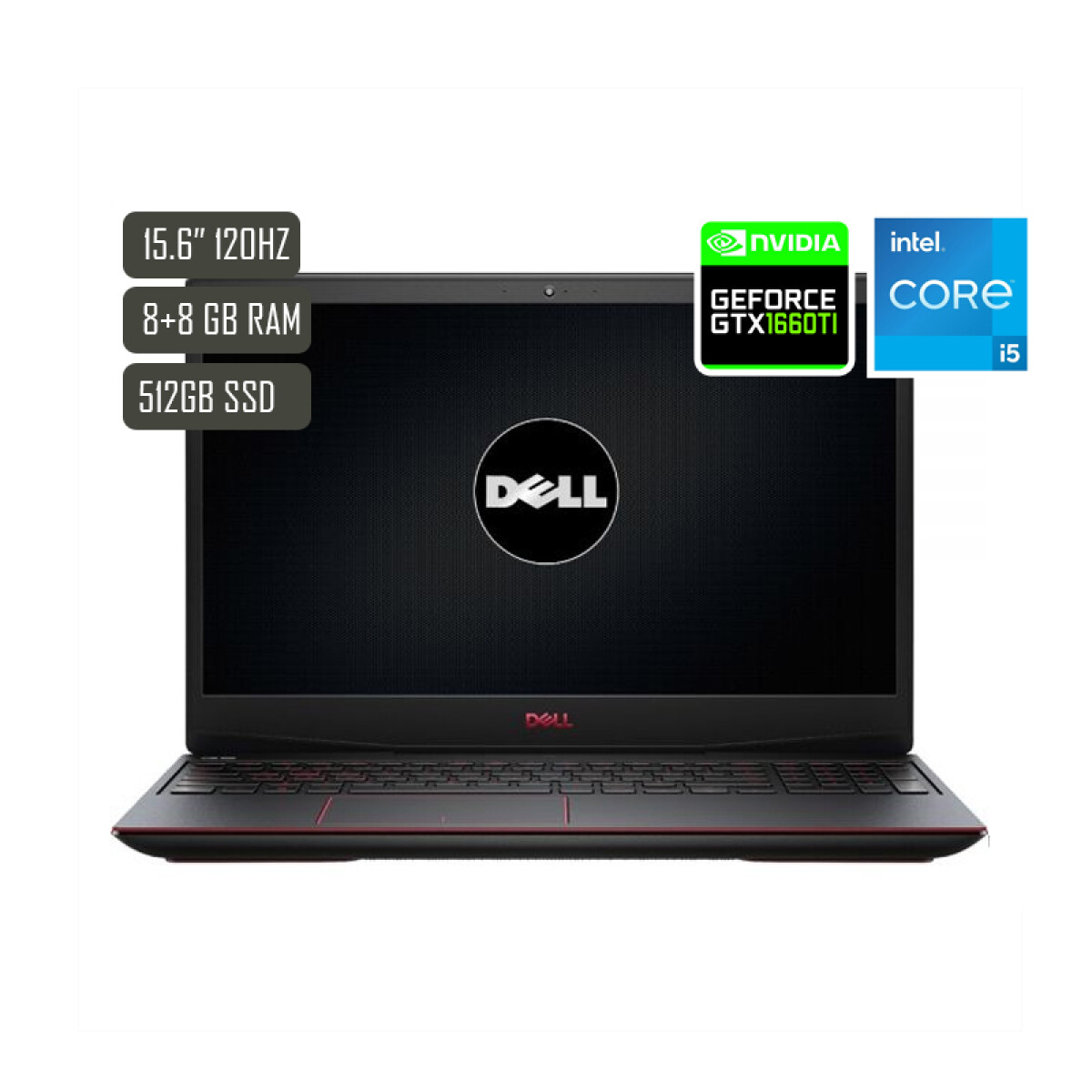 Notebook Dell 15.6" Gaming I5 I3500-5078BK 16GB/512GBSSD - Unica 
