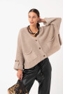 CARDIGAN BOTÓN Beige