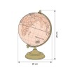 GLOBO TERRAQUEO ROSA COMB 20X29CM Unica