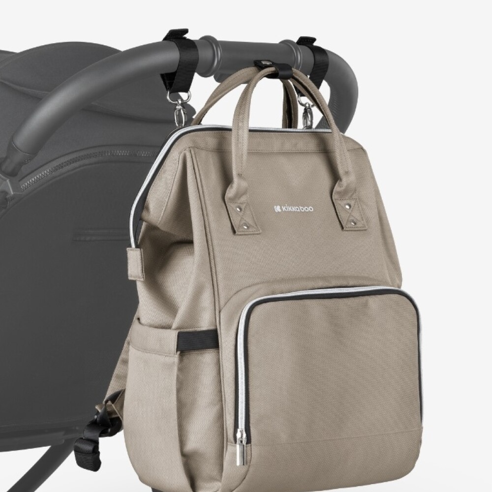 Mochila maternal KIKKABOO SIENNA beige