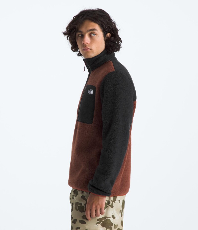 Buzo YUMIORI cierre 1/4 Ember Soil/tnf Black/ir