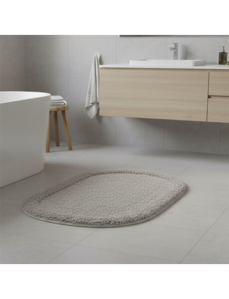 ALFOMBRA OVAL 40x60CM DOS TEXTURAS NATURAL ALFOMBRA OVAL 40x60CM DOS TEXTURAS NATURAL