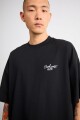 S/S SIGNATURE SCRIPT T-SHIRT Negro