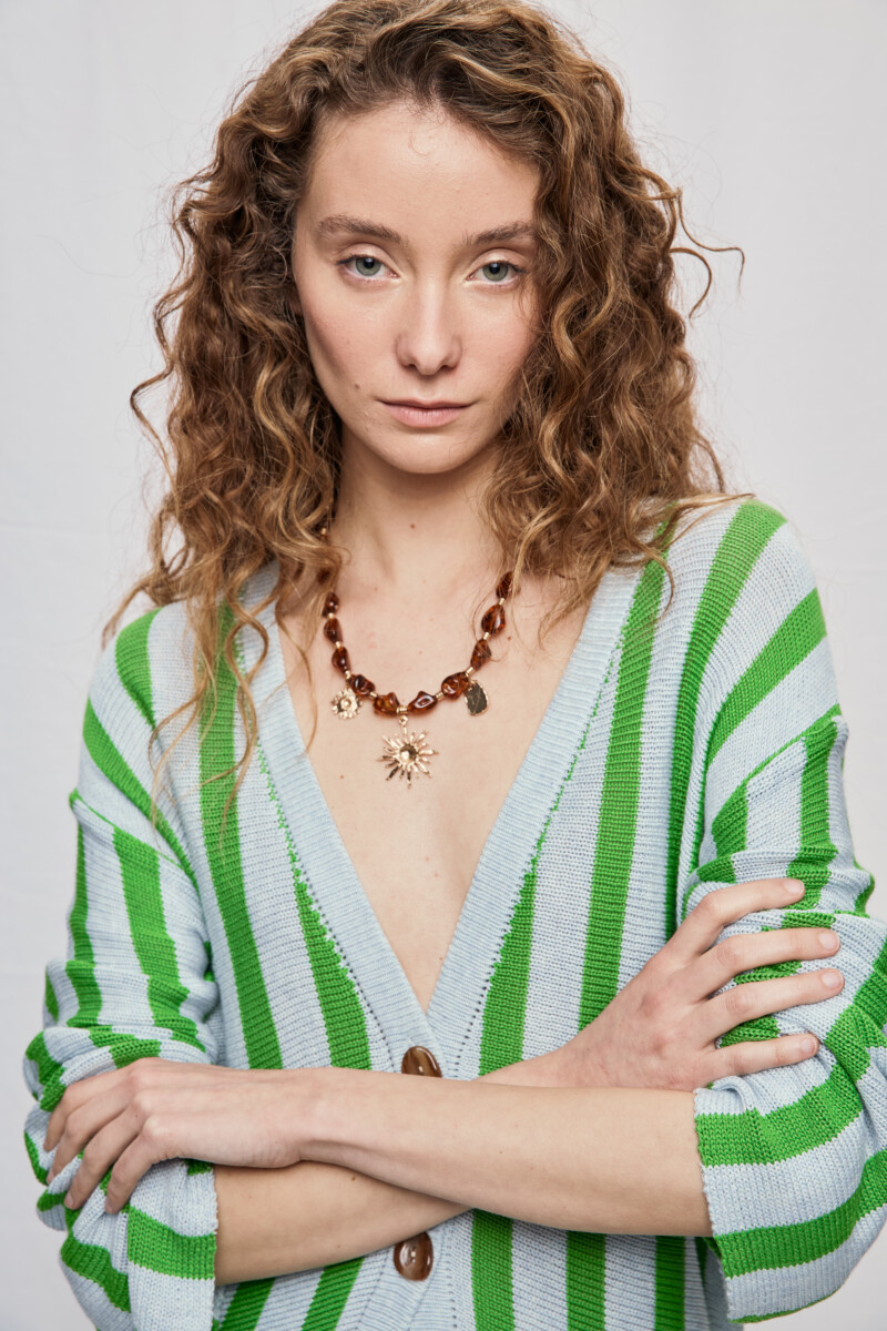 CARDIGAN SAKE Verde