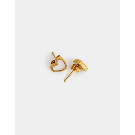 Aros Pasante De Acero Quirúrgico Dorado