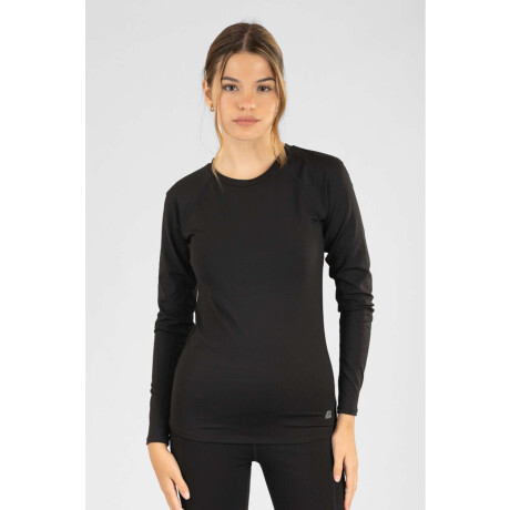 Remera manga larga fit Negro