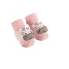 Medias con sonajero Anti deslizante BUBA Rosa