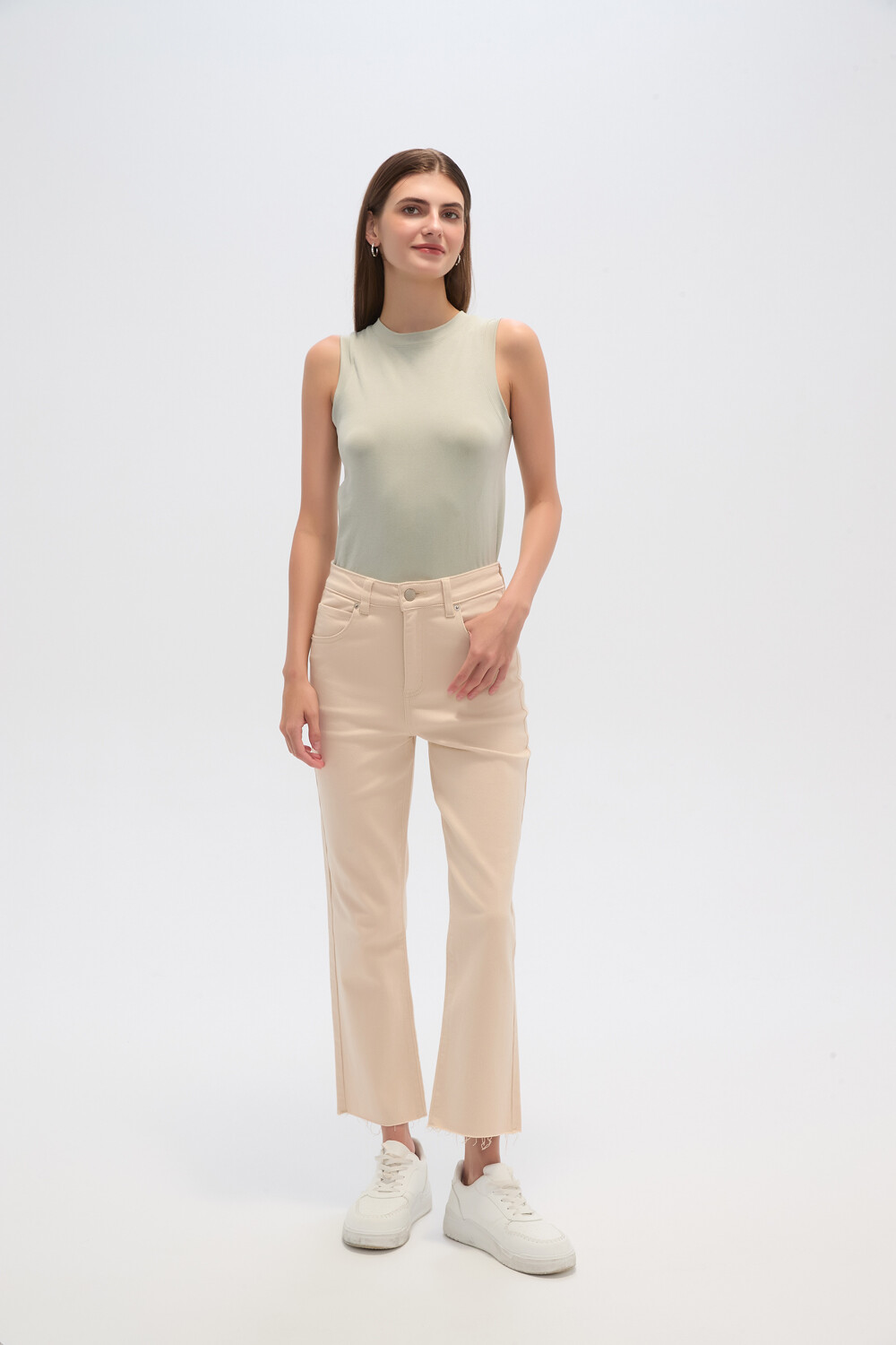 Pantalon Vilehada Beige Claro