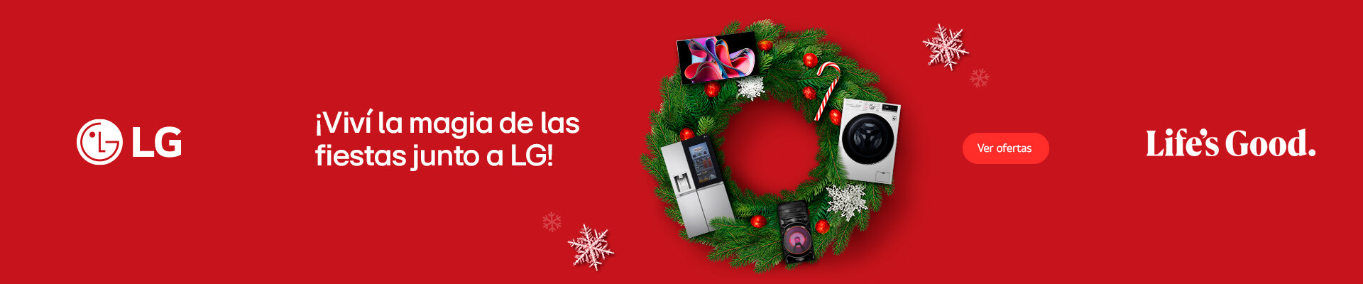 ¡Viví la magia de las fiestas junto a LG!