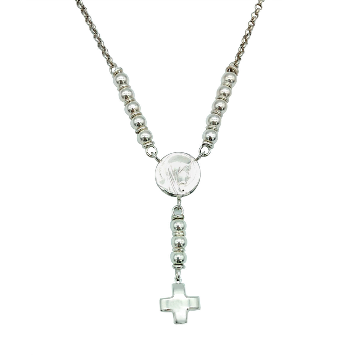 Denario de plata 925, Virgen Niña 
