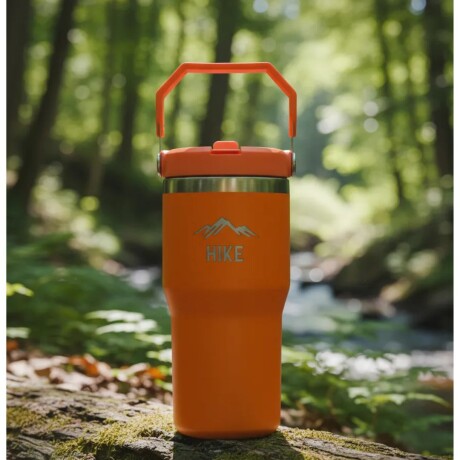 Termo Grip 590 ML Hike Color Naranja
