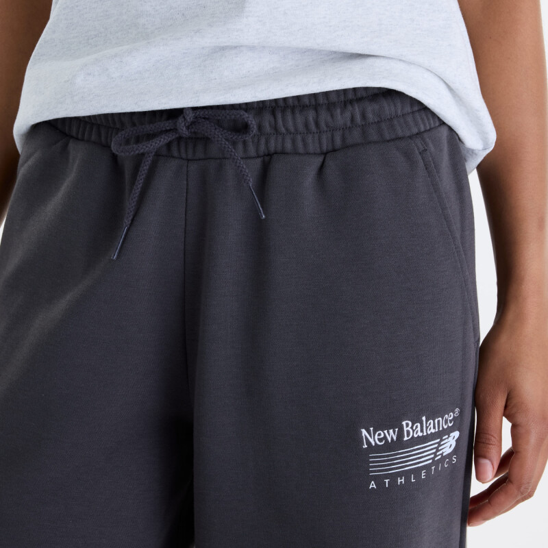 Pantalon Newbalance Trackside French Terry mujer WB62412FBLK Gris Oscuro