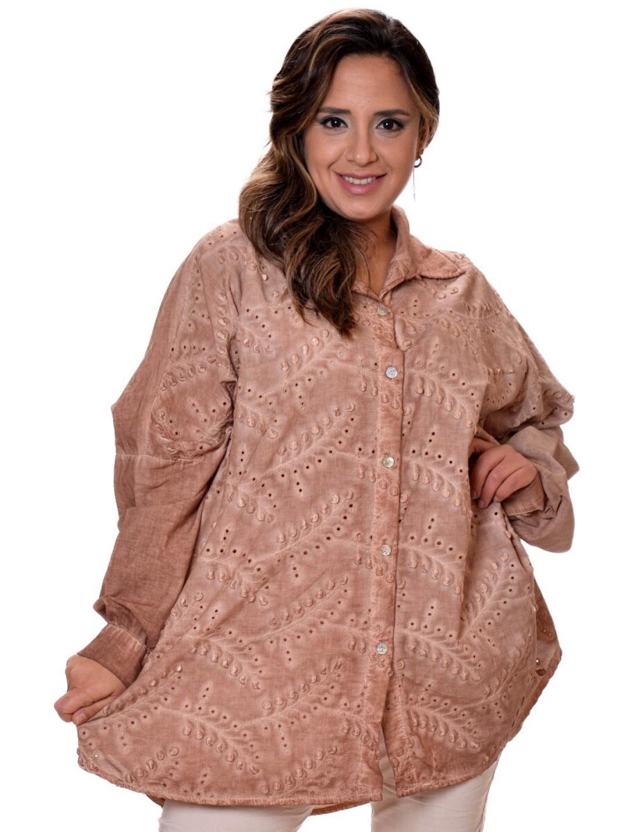 Camisa de broderie Camisa de broderie