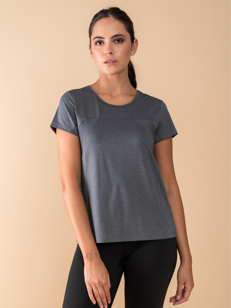 Remera fitness - Gris 