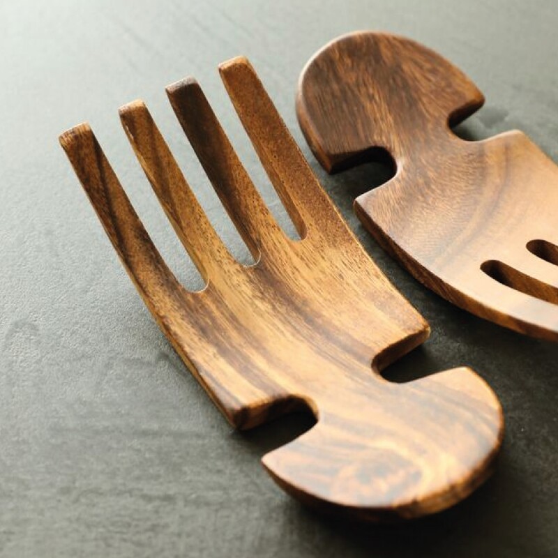 SET CUCHARAS PARA ENSALADA MADERA 18X7CM SET CUCHARAS PARA ENSALADA MADERA 18X7CM