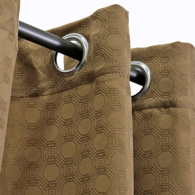 CORTINA GIOVANA BEIGE OSC 140X229CM Unica