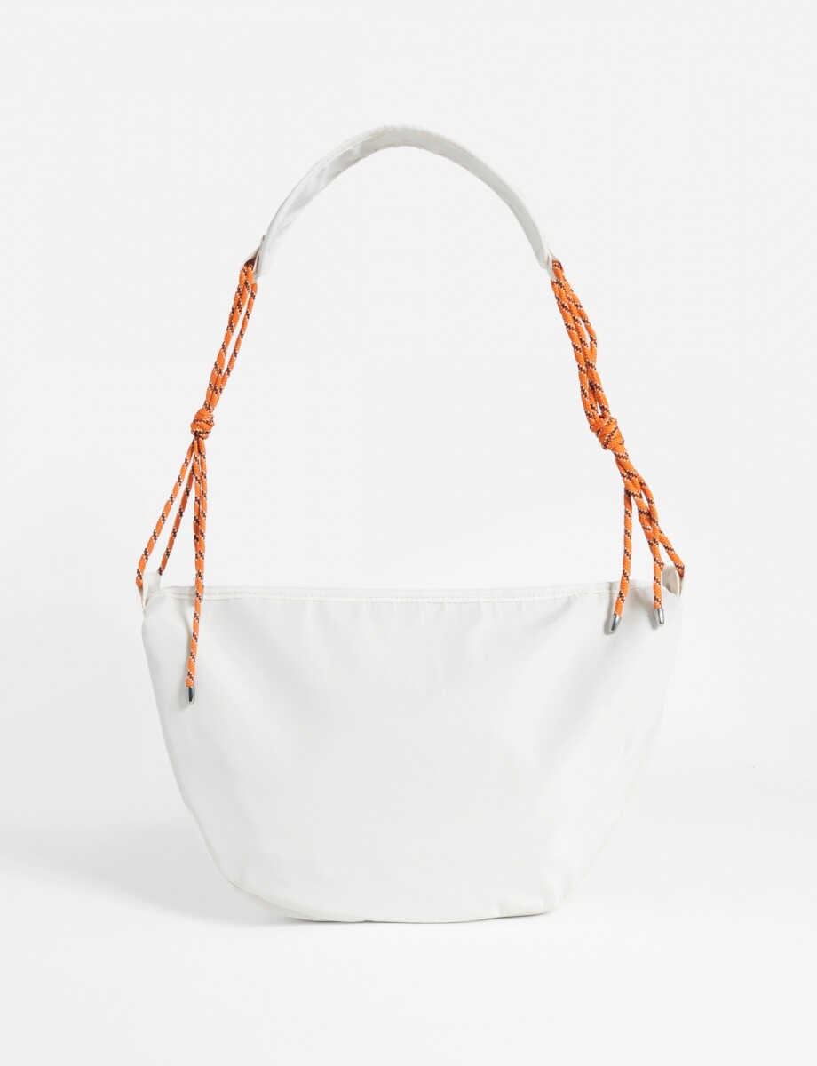 Bolso cordón color - crudo 