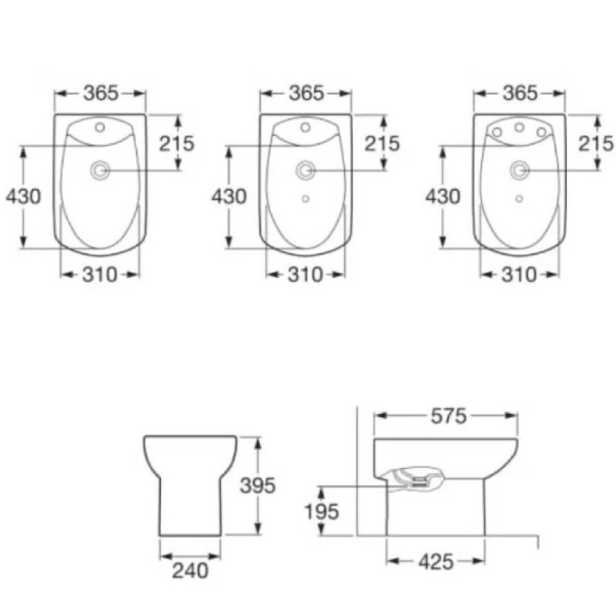 Bidet Dama Senso Un Agujero Bidet Dama Senso Un Agujero