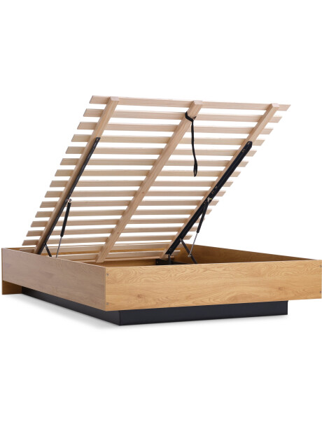 Estructura cama c/almac 140x200 ELLINGE color roble Estructura cama c/almac 140x200 ELLINGE color roble