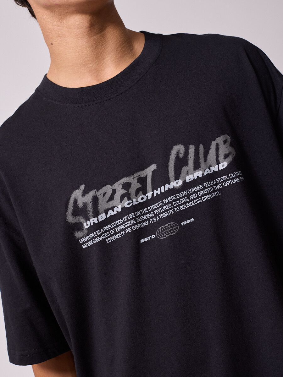 T-SHIRT MANON DIXIE Negro