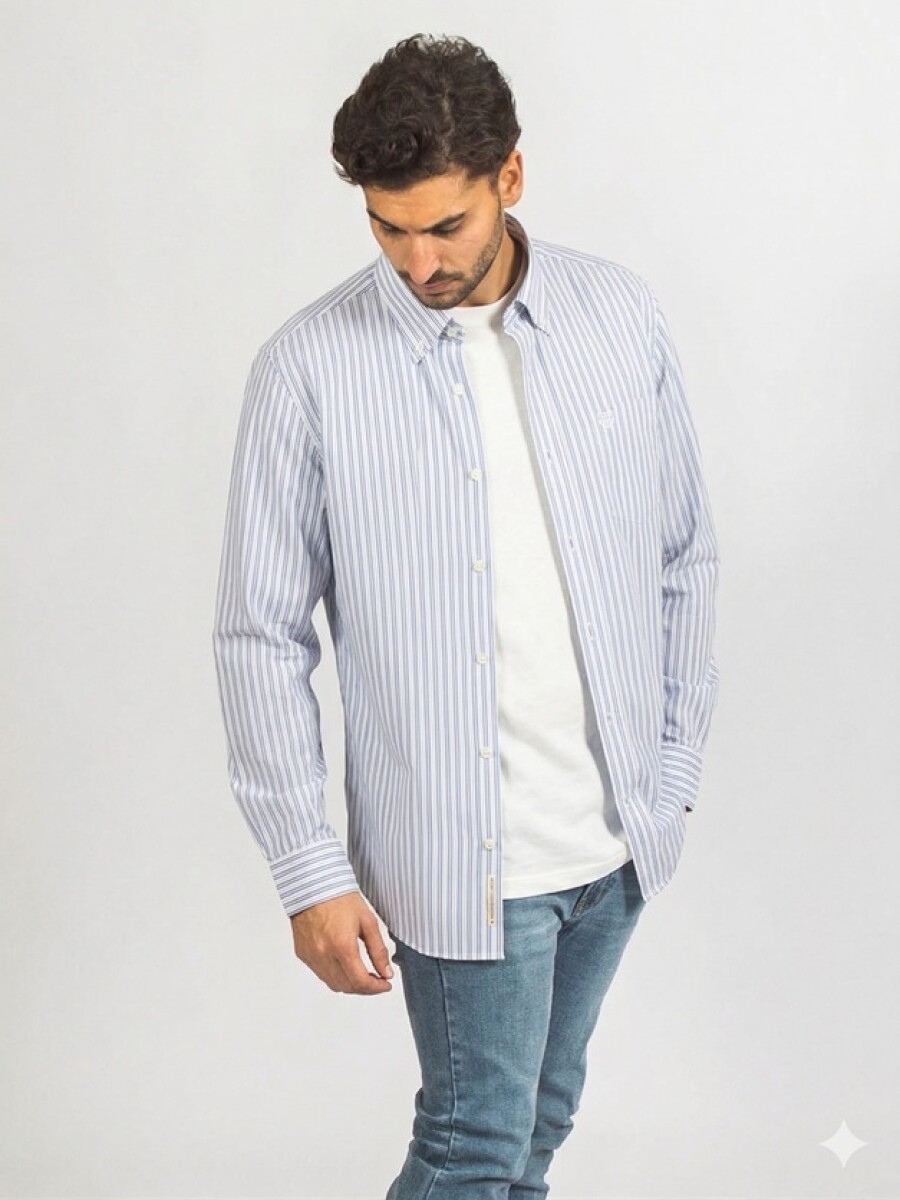 Camisa fantasia - Raya azul 