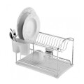 ESCURREPLATO DOBLE INOX CON BANDEJA ESCURREPLATO DOBLE INOX CON BANDEJA