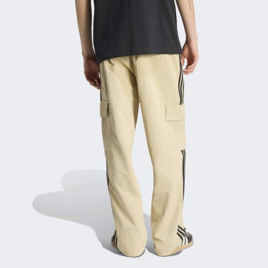 Pantalón Adidas Cargo Adicolor Classics 3 Rayas Beige