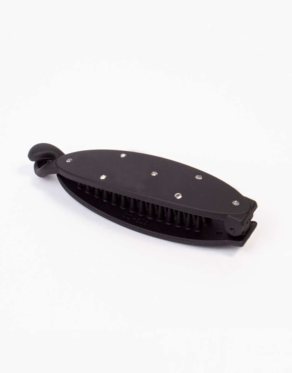 Broche Rubber - Negro 