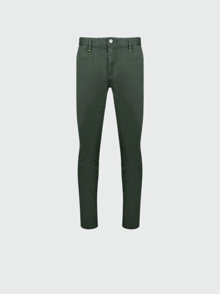 BOSS -Pantalón casual de algodón, SCHINO-TABER Verde