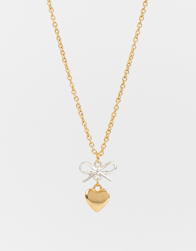 Cadena Corta con Dije Bañada en Oro Cadena Corta Con Dije Bañada En Oro - Dorado