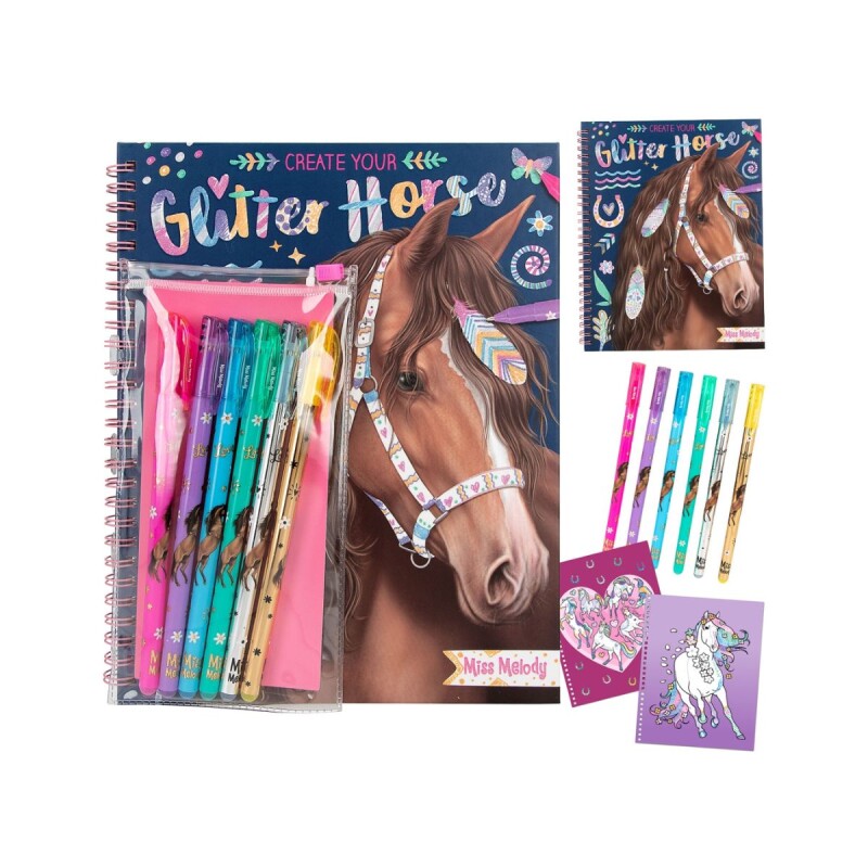 Libro para colorear Glitter Horse Libro para colorear Glitter Horse