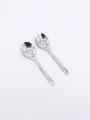 CUCHARAS PARA ENSALADA PLATEADO