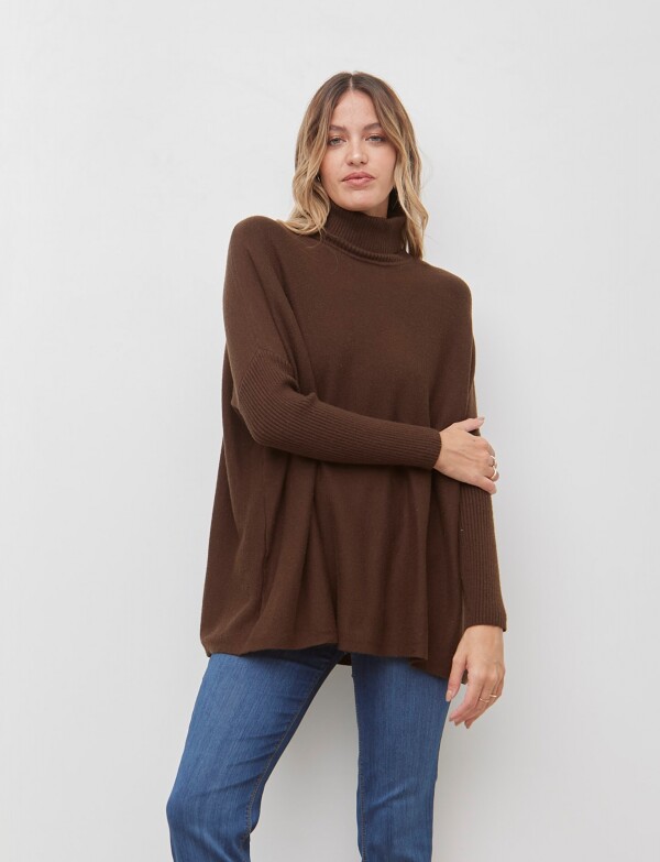 Polera Oversized MARRON