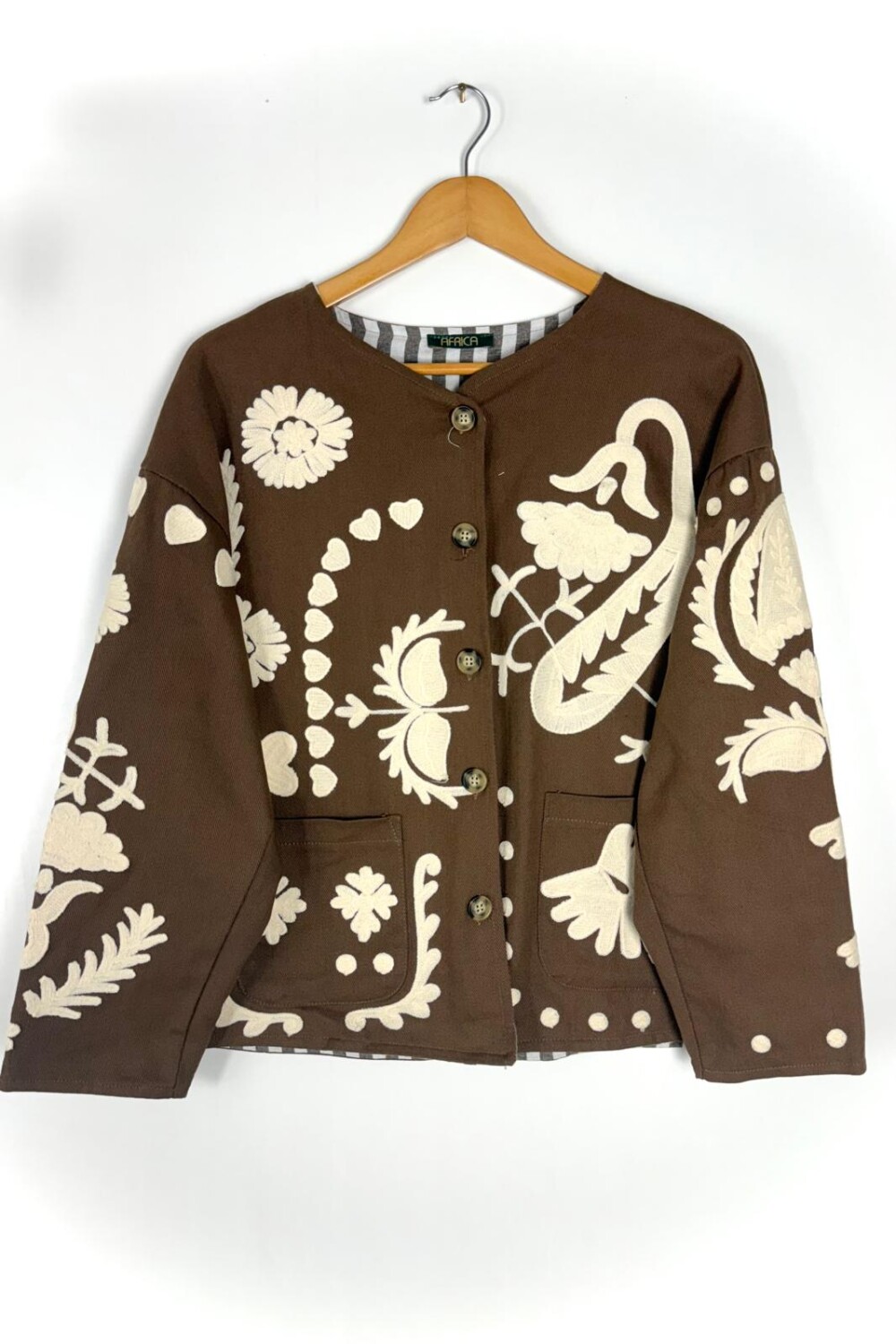 CHAQUETA ALGODON COCK CHOCO