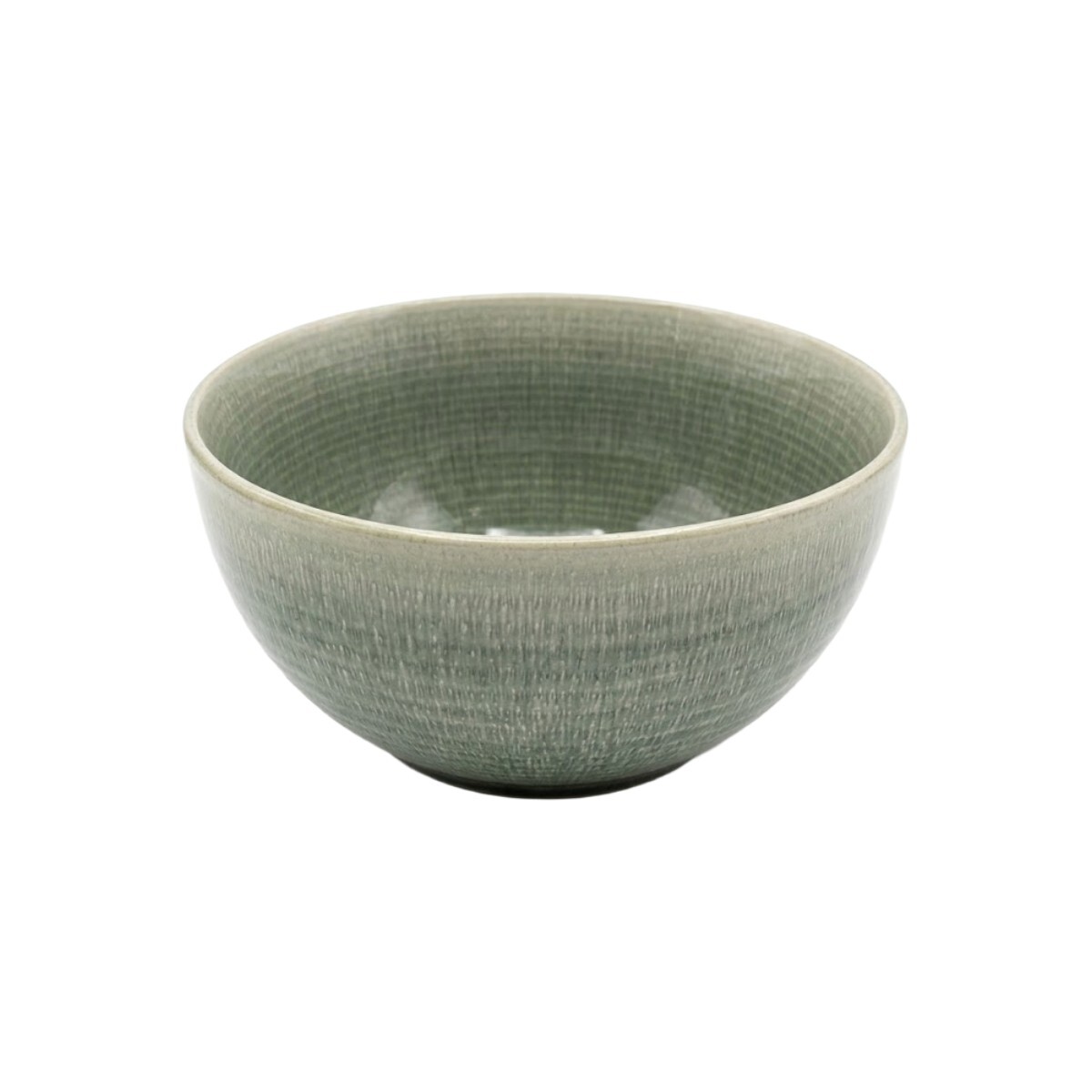 BOWL CERAMICA VERDE COMB 18X9.5CM 