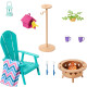 Set Barbie Muebles de Jardin Set Barbie Muebles de Jardin