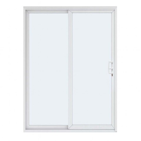 Ventana de PVC Blanco 200 X 200 Puerta Corrediza Cerradura Ventana de PVC Blanco 200 X 200 Puerta Corrediza Cerradura